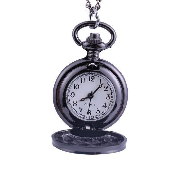 Vintage Round Dial Quartz Small Pocket Watch