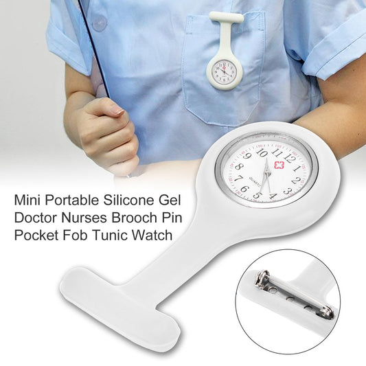 Mini Portable Silicone Doctor Nurses Pocket Fob Watch