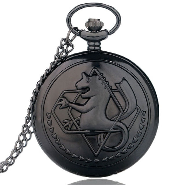 Silver/Bronze Tone Fullmetal Alchemist Pocket Watch
