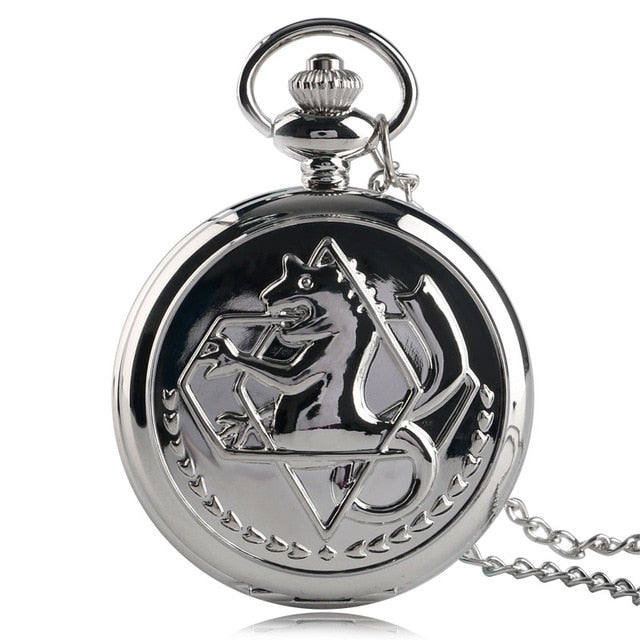 Silver/Bronze Tone Fullmetal Alchemist Pocket Watch