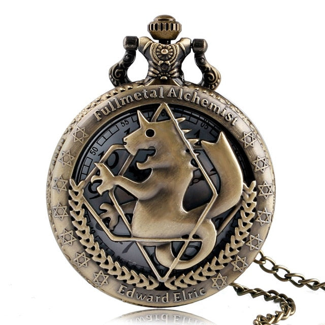 Silver/Bronze Tone Fullmetal Alchemist Pocket Watch
