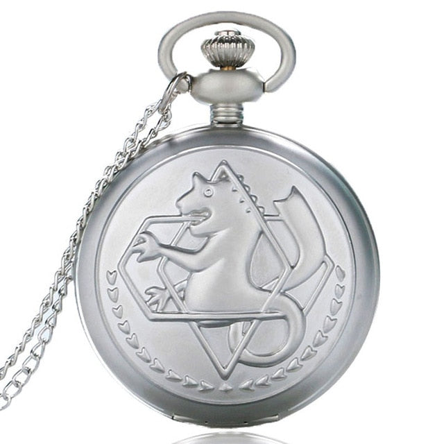 Silver/Bronze Tone Fullmetal Alchemist Pocket Watch