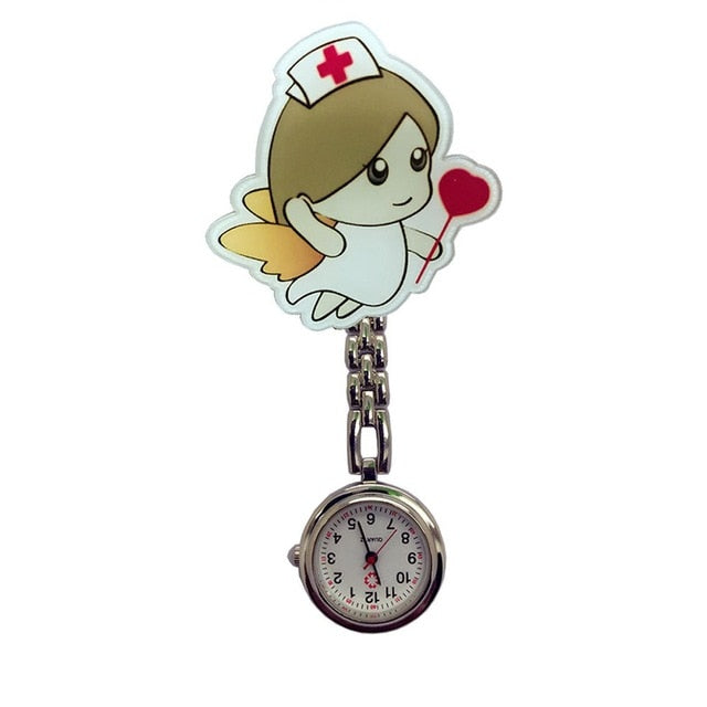 Pocket Clip-on Fob Brooch Pendant Hanging watch
