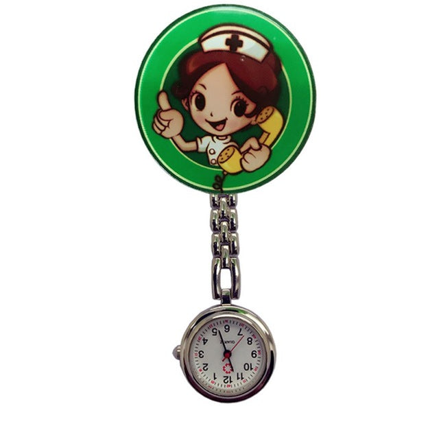 Pocket Clip-on Fob Brooch Pendant Hanging watch