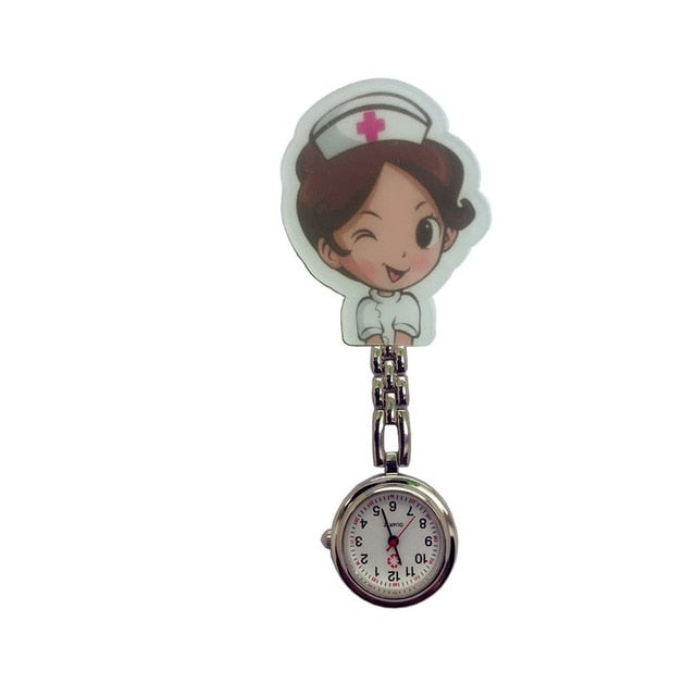 Pocket Clip-on Fob Brooch Pendant Hanging watch