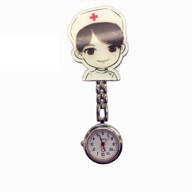 Pocket Clip-on Fob Brooch Pendant Hanging watch